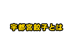 宇都宮餃子とは